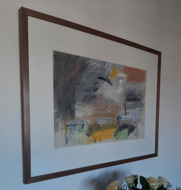 Derek Hyatt painting framed