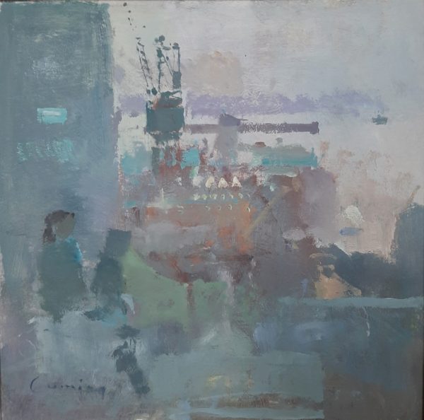 Fred Cuming RA- Boulogn Harbour - Front