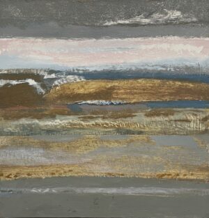 Derek Hyatt (1931- 2015) Mist clearing (Langbar Moor)